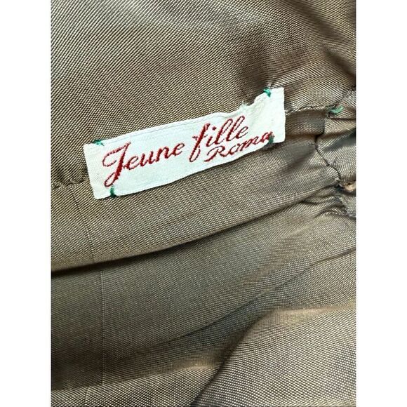 Vintage 1950s Skirt Suit Set Wool Tweed Wiggle Pencil Skirt Jackie Kennedy main image 14